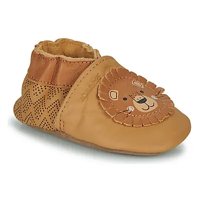 Robeez GROOAR boys's Children's Slippers in Brown