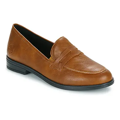 Rieker ANCHORA women's Loafers / Casual Shoes in Brown