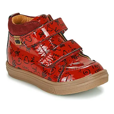 GBB DOMENA girls's Children's Shoes (High-top Trainers) in Red