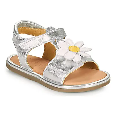 Mod'8 PARRIT girls's Children's Sandals in Silver