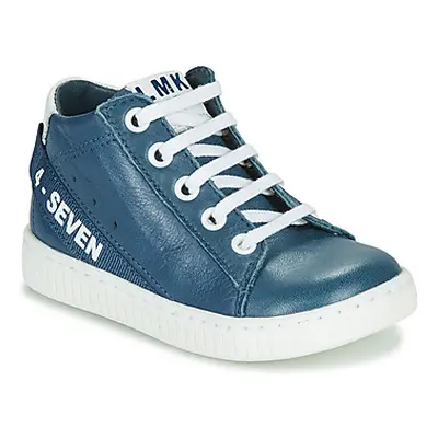 Little Mary LUCKY boys's Children's Shoes (High-top Trainers) in Blue