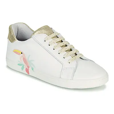 GBB EDONIA girls's Children's Shoes (Trainers) in White