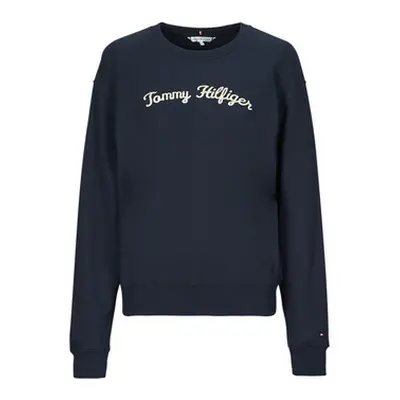 Tommy Hilfiger MDRN REG SCRIPT SWEATSHIRT women's Sweatshirt in Marine