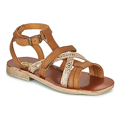 GBB JULIA girls's Children's Sandals in Brown