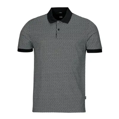 BOSS H-Parlay 204 men's Polo shirt in Black