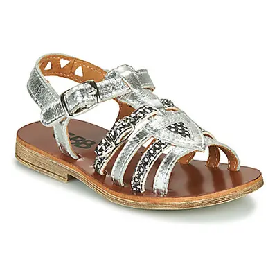 GBB FANNI girls's Children's Sandals in Silver