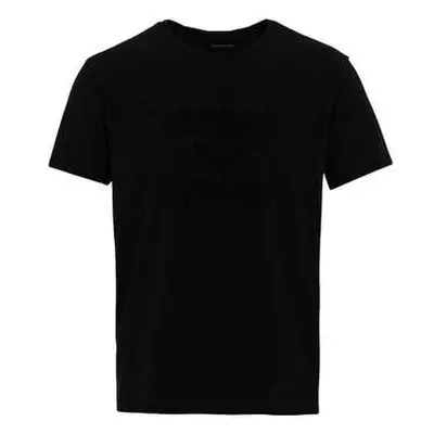 Emporio Armani Beach Woven Logo T-Shirt - Black men's in Black