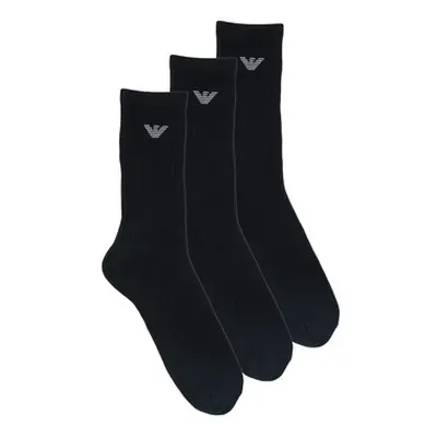 Emporio Armani CC300-303133 men's Sports socks in Black