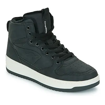 Kangaroos K-Top Power Mid women's Shoes (High-top Trainers) in Black