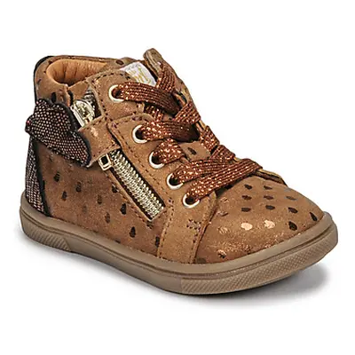 GBB VALA girls's Children's Shoes (High-top Trainers) in Brown