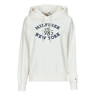 Tommy Hilfiger MDRN REG VARSITY HOODIE women's Sweatshirt in White