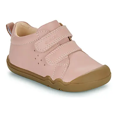 Geox B STEPPIEUP GIRL girls's Children's Shoes (Trainers) in Pink