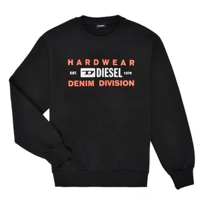 Diesel SGIRKK10 boys's Children's sweatshirt in Black