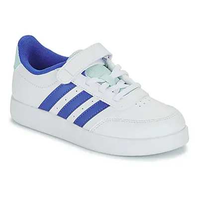 Adidas BREAKNET 2.0 EL C boys's Children's Shoes (Trainers) in White