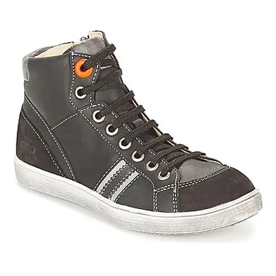 GBB ANGELO boys's Children's Shoes (High-top Trainers) in Black