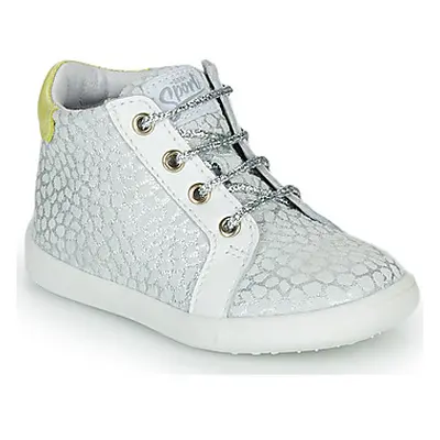 GBB FAMIA girls's Children's Shoes (High-top Trainers) in Silver