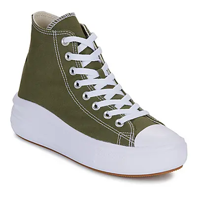 Converse CHUCK TAYLOR ALL STAR MOVE PLATFORM women's Shoes (High-top Trainers) in Green