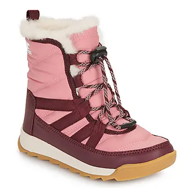 Sorel YOUTH WHITNEY II PLUS LACE WP girls's Children's Snow boots in Pink