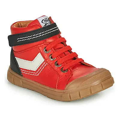 GBB BAO boys's Children's Shoes (High-top Trainers) in Red