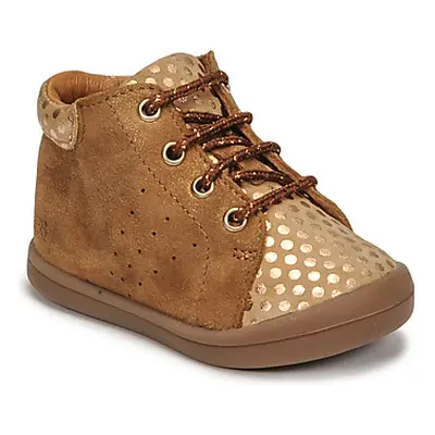 GBB NAHIA girls's Children's Shoes (High-top Trainers) in Brown