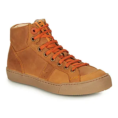 GBB OSTRAVI boys's Children's Shoes (High-top Trainers) in Brown