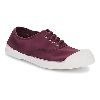 Bensimon TENNIS LACET women's Shoes (Trainers) in Red