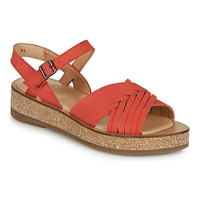 El Naturalista N5590-CORAL women's Sandals in Red