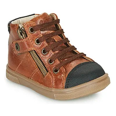 GBB KAMIL boys's Children's Shoes (High-top Trainers) in Brown