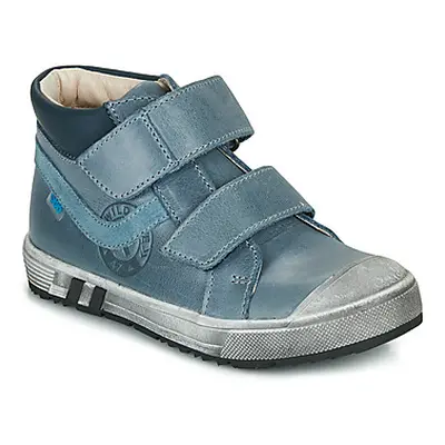 GBB OMALLO boys's Children's Shoes (High-top Trainers) in Blue