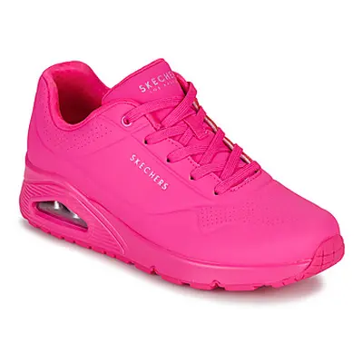 Skechers UNO women's Shoes (Trainers) in Pink