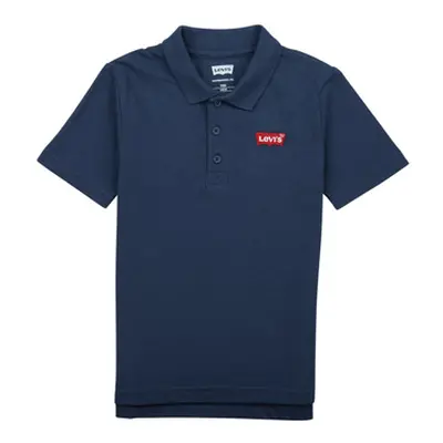 Levis BACK NECK TAPE POLO boys's Children's polo shirt in Marine