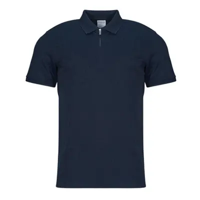 Selected SLHFAVE ZIP men's Polo shirt in Marine