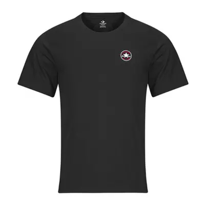 Converse MINI PATCH T-SHIRT men's T shirt in Black