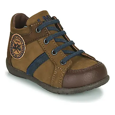 Little Mary COQUIN boys's Children's Mid Boots in Brown