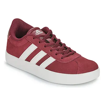 Adidas VL COURT 3.0 K boys's Children's Shoes (Trainers) in Red