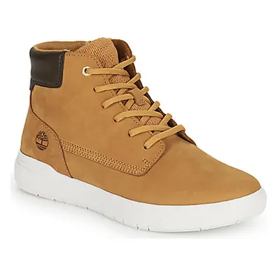 Timberland Seneca Bay 6In Side Zip girls's Children's Shoes (High-top Trainers) in Yellow