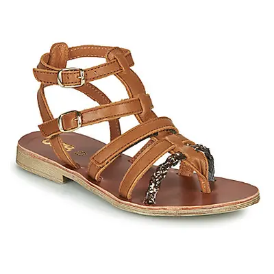 GBB NOVARA girls's Children's Sandals in Brown