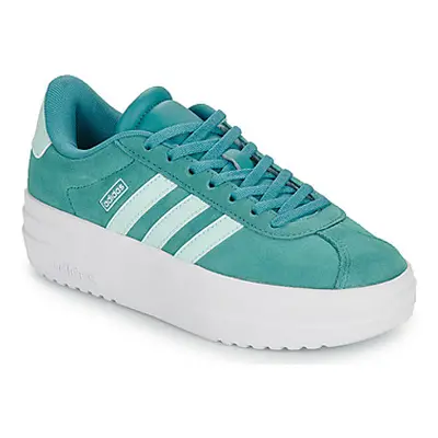 Adidas VL COURT BOLD J girls's Children's Shoes (Trainers) in Green