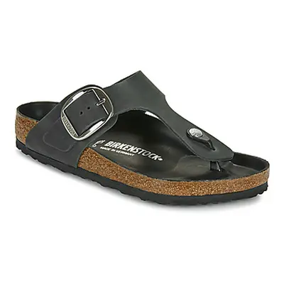 Birkenstock Gizeh Big Buckle LEOI Black HEX women's Flip flops / Sandals (Shoes) in Black