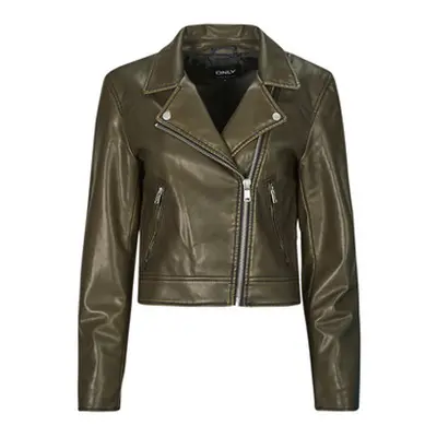 Only ONLRIA women's Leather jacket in Black