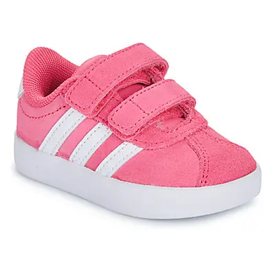 Adidas VL COURT 3.0 CF I girls's Children's Shoes (Trainers) in Pink