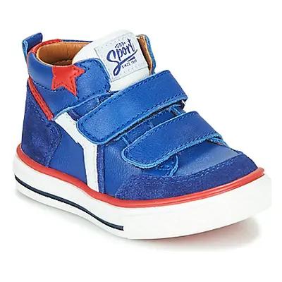 GBB FLAVIO boys's Children's Shoes (High-top Trainers) in Blue