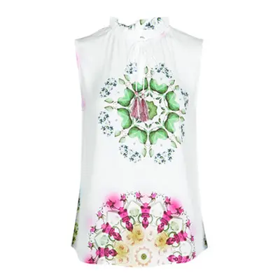 Desigual ROSEN women's Vest top in White