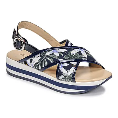 JB Martin ILANG women's Sandals in Blue