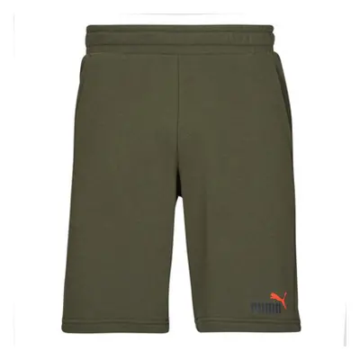 Puma "ESS+ 2 COL SHORTS men's Shorts in Kaki