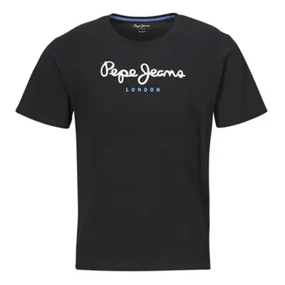 Pepe jeans EGGO N men's T shirt in Black