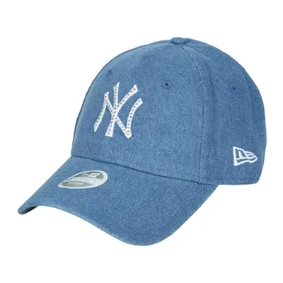 New-Era FEMALE DIAMANTE DENIM 9FORTY® NEW YORK YANKEES women's Cap in Blue