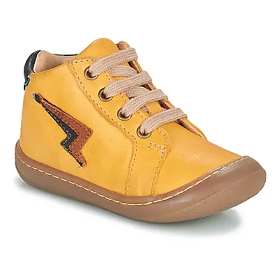 GBB APODAMI boys's Children's Shoes (High-top Trainers) in Yellow