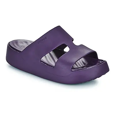 Crocs Getaway Platform H-Strap women's Mules / Casual Shoes in Purple