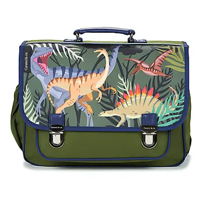 CARAMEL & CIE CARTABLE 38 CM JURASSIC boys's Briefcase in Kaki